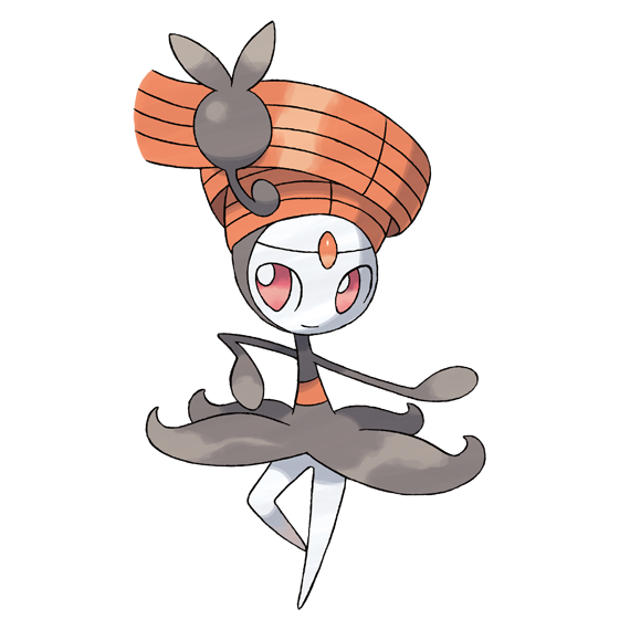 Meloetta Pirouette form indigo disk