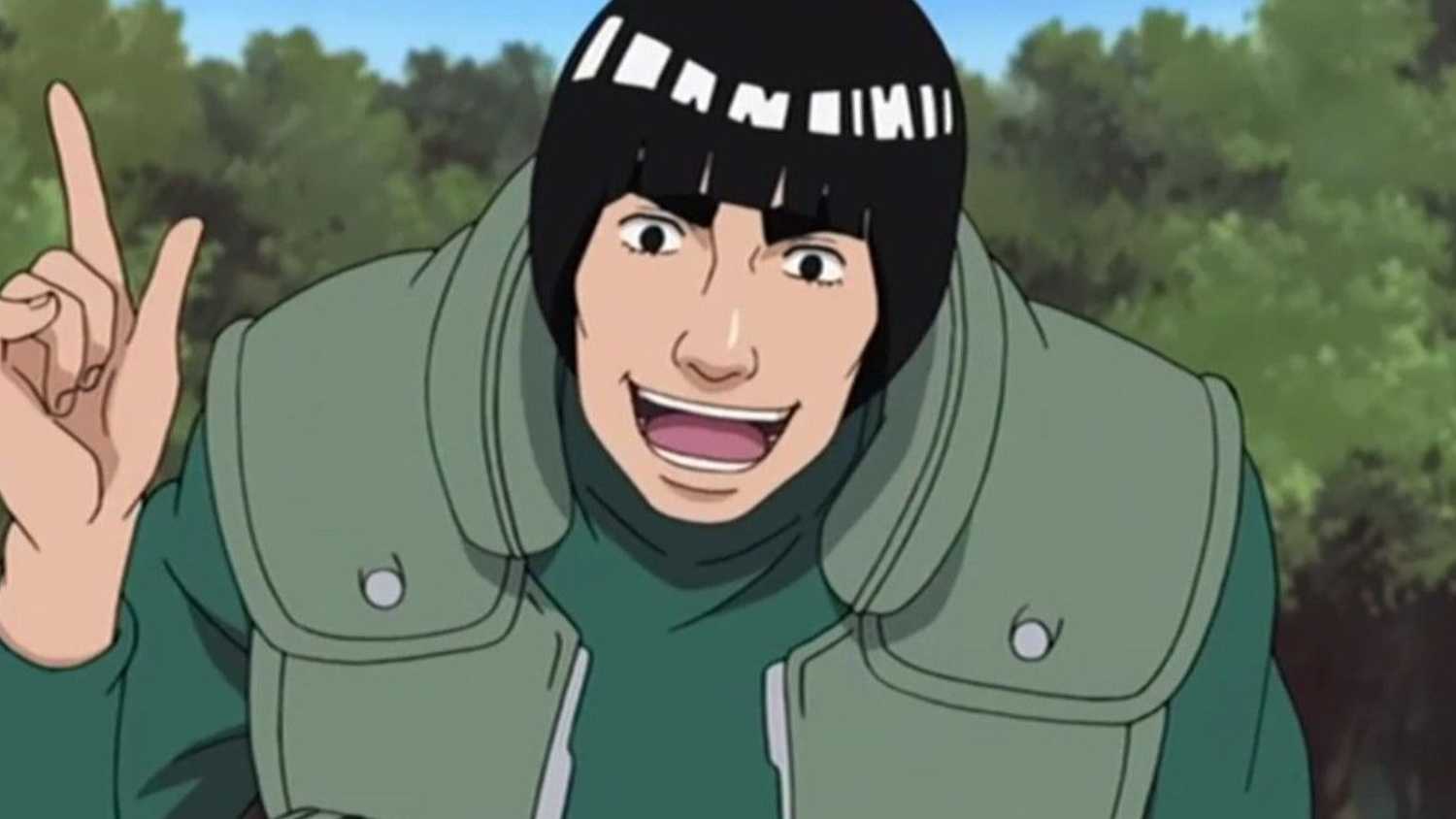 Might Guy, the enthusiastic taijutsu master.