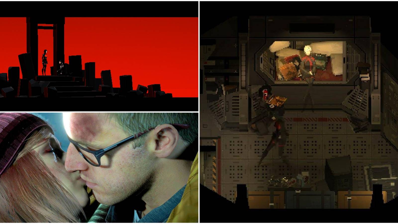 Ashley and Chris Until Dawn, Ariane and Elster Signalis, Elster alone Signalis 