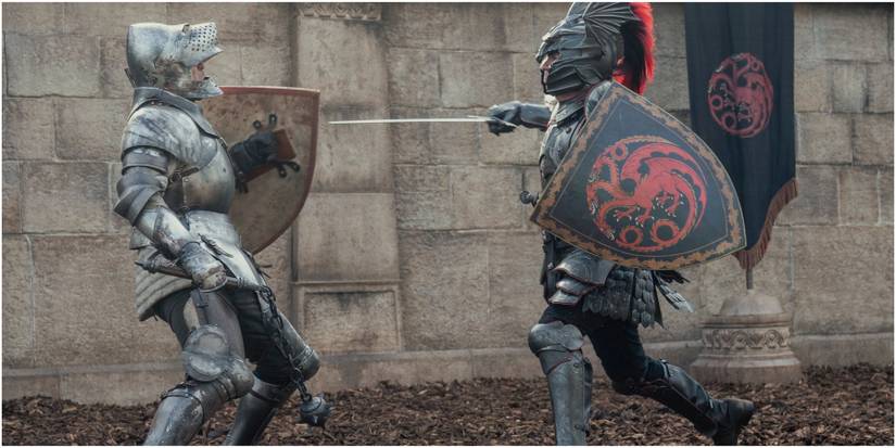 Ser Criston Cole's Morningstar and Daemon Targaryen's Dark Sister in House of the Dragon.