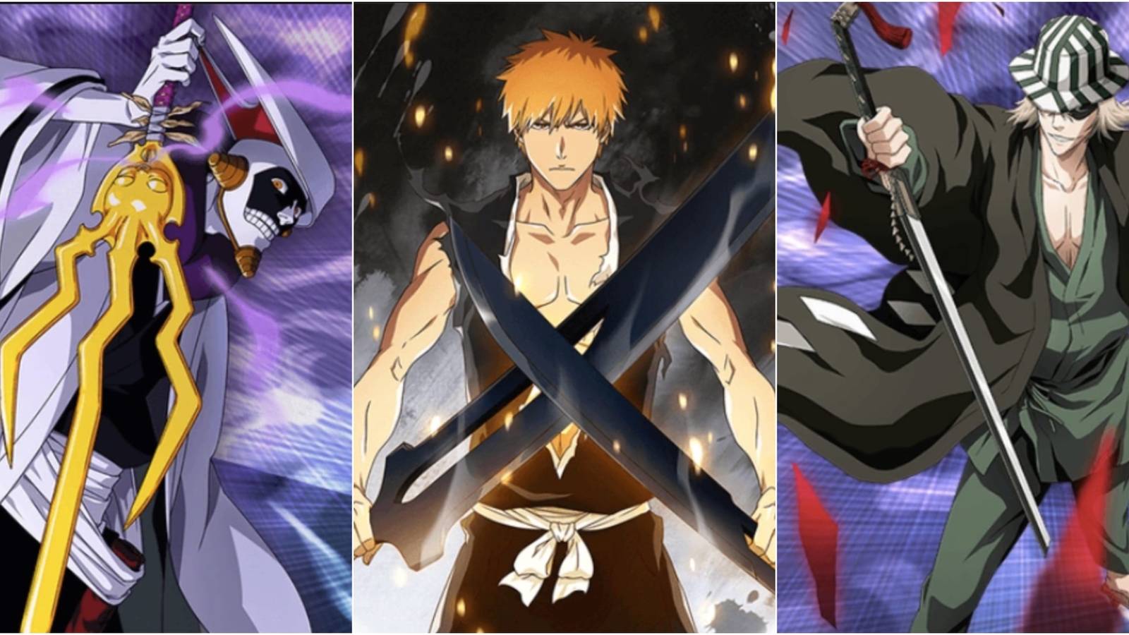 Mayuri, Ichigo, and Kisuke