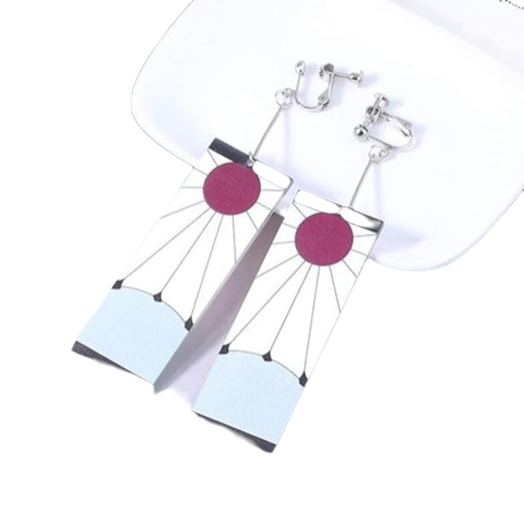  Tanjiro & Hanafuda Earrings
