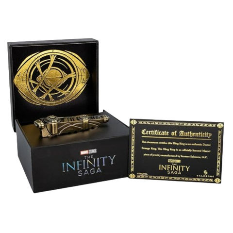 Infinity Saga Doctor Strange Sling Ring official collectible replica made after the sorcerer supreme's own possession.