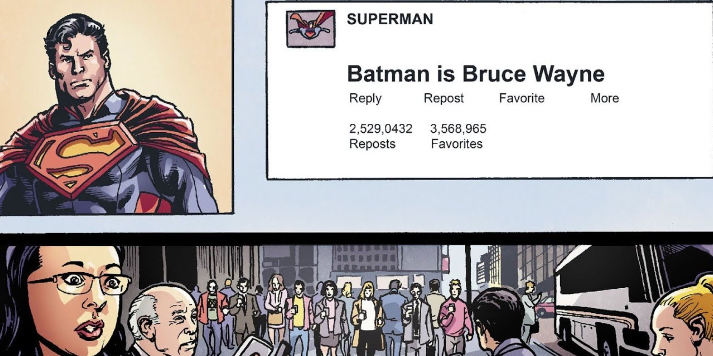 superman exposes batman's identity