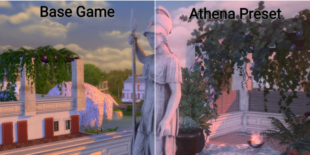 Uma estátua grega no the sims 4