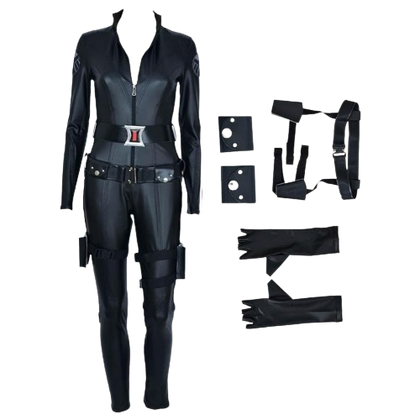 Black Widow Cosplay Costume based off the Marvel character.