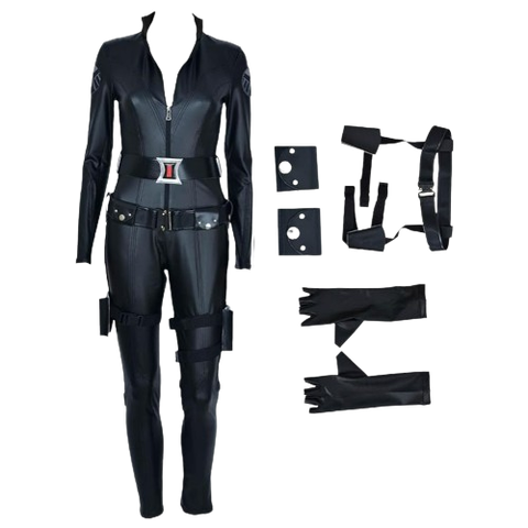 Black Widow Cosplay Costume based off the Marvel character.