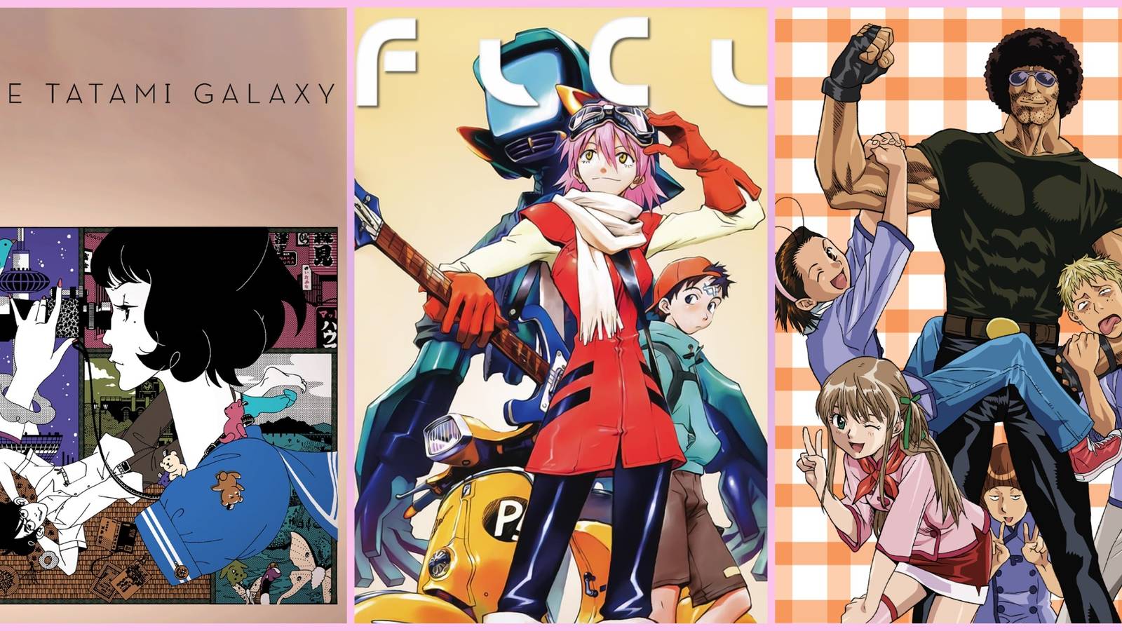 Tatami Galaxy, FLCL, Yakitate Japan