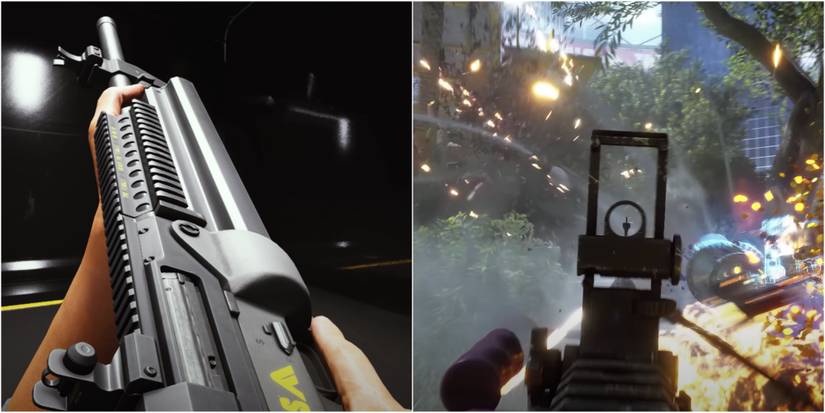 SMG and M60 LMG in The Finals