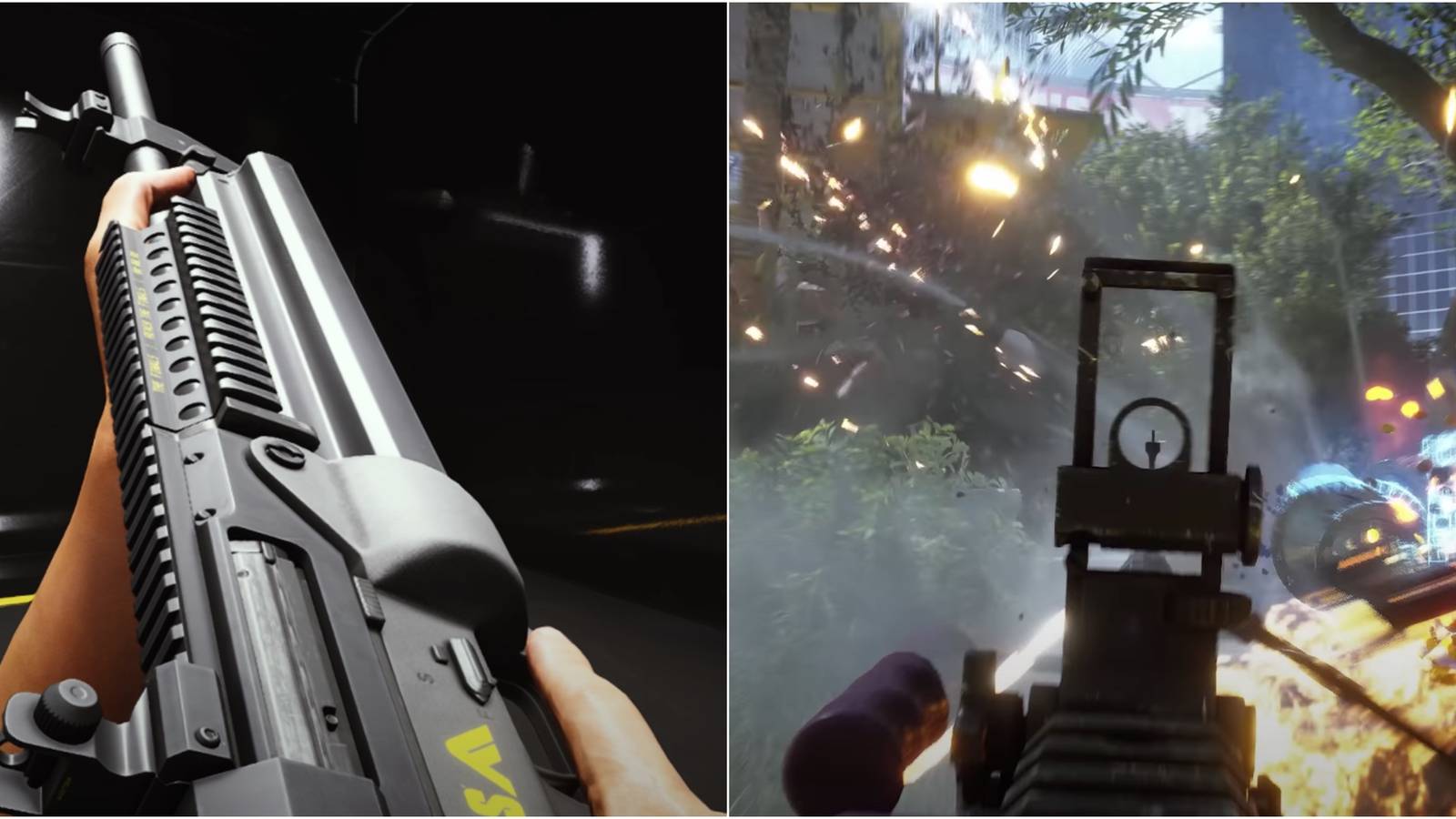 SMG and M60 LMG in The Finals