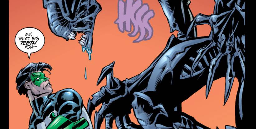 kyle rayner vs the alien queen