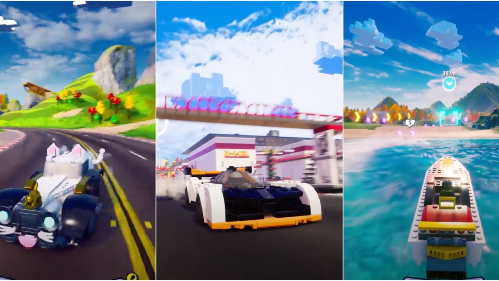 Cat Car, McLaren, and Evaporator Boat