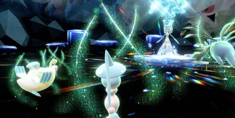 Gardevoir raid battle in Pokemon Scarlet and Violet