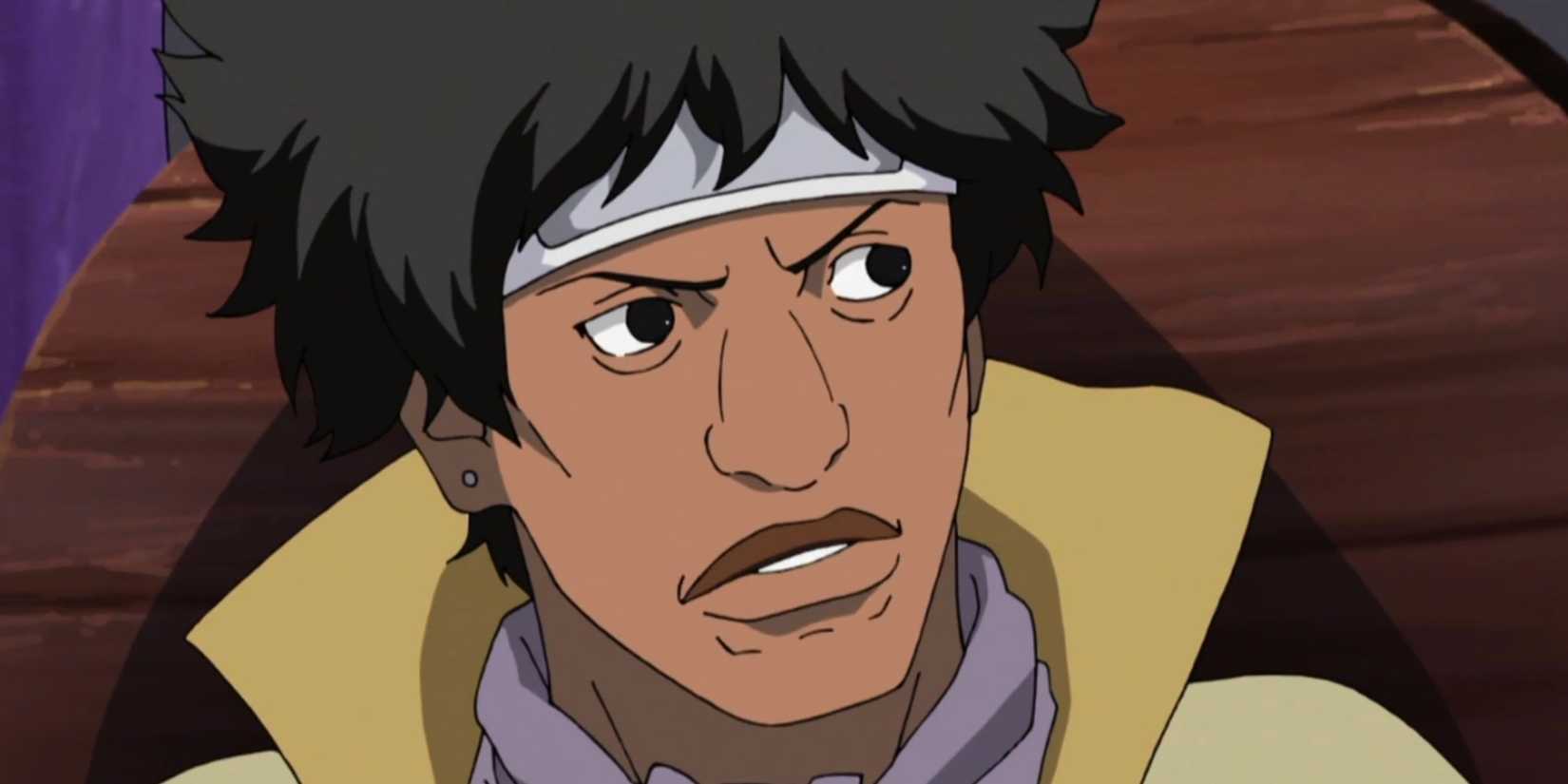 A, The Cloud Village's First Raikage speaking with the other Kage at the first Five Kage Summit in Naruto 