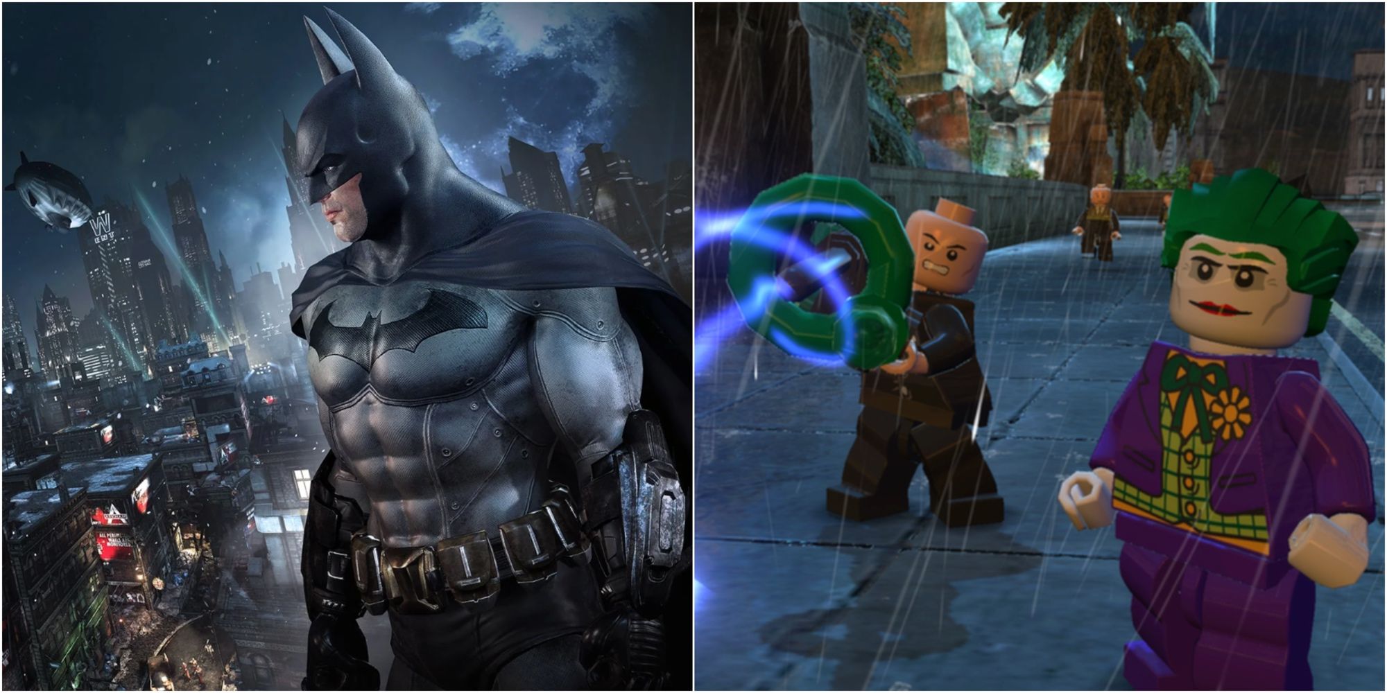 Batman Arkham City And Lego Batman 2 