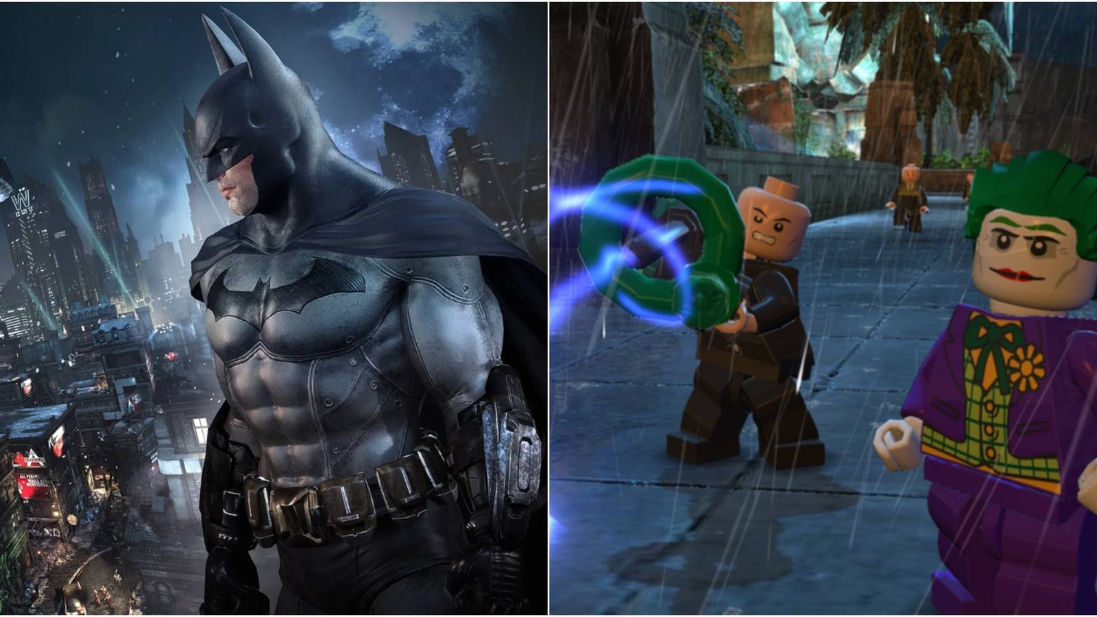Batman Arkham City And Lego Batman 2 