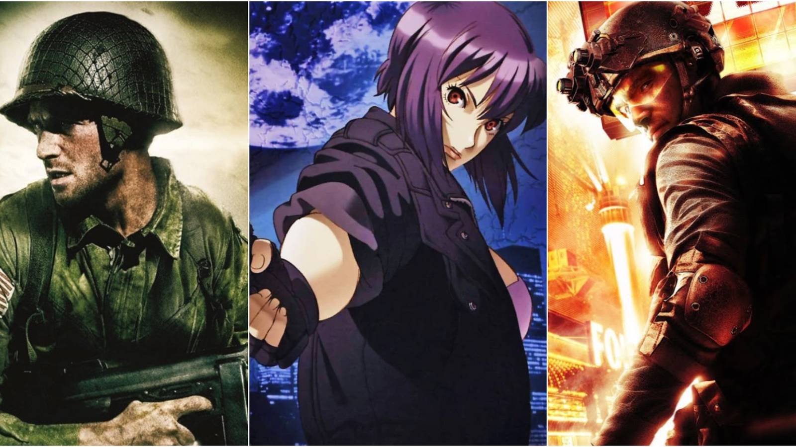 Medal of Honor Heroes, Ghost In The Shell Stand Alone Complex, And Rainbow Six Vegas