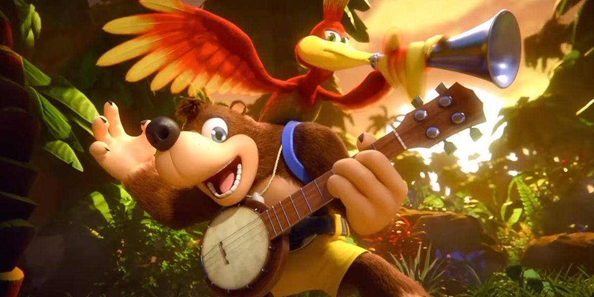 banjo and kazooie posing from the smash reveal