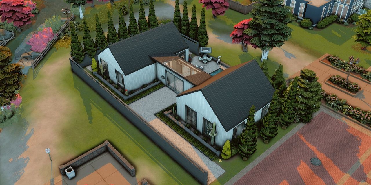 Modern Family Home N1 mod for The Sims 4