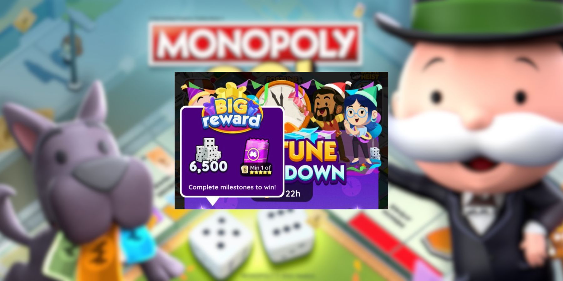 All Monopoly GO Fortune Countdown Event Rewards and Milestones