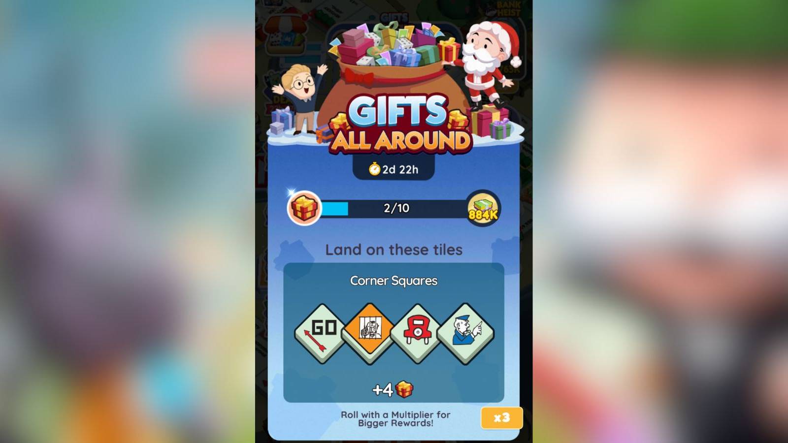 monopoly go all gifts all around event