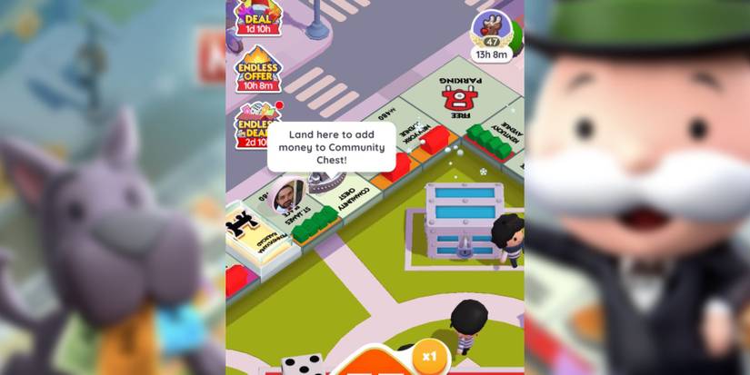 how to increase community chest prize in monopoly go.