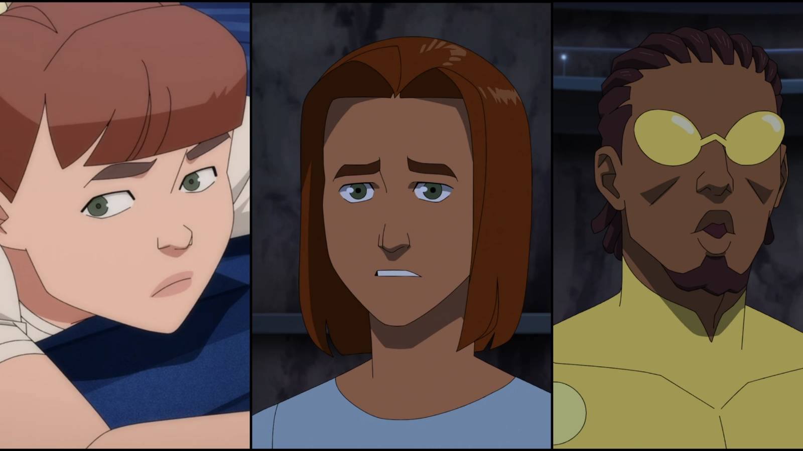 Monster Girl, Rudy, and Bulletproof in Invincible