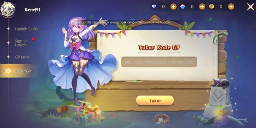 Monster Saga Evolution Codes: the Tukar GP tab