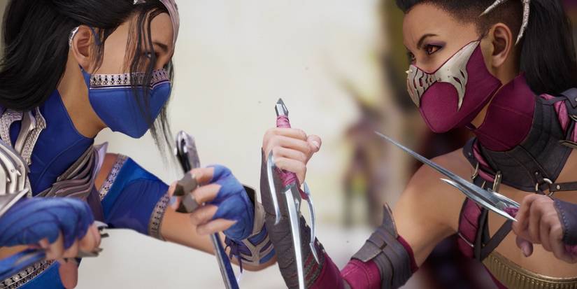 Mortal Kombat 1 Mileena Kitana Staredown