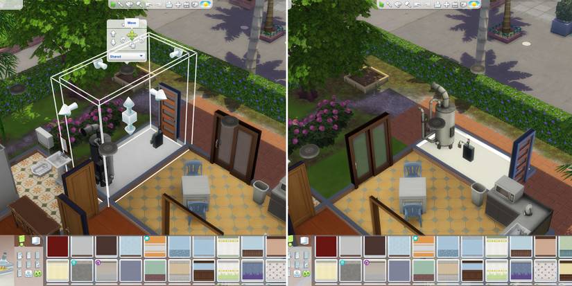 move apartment rooms in the sims 4