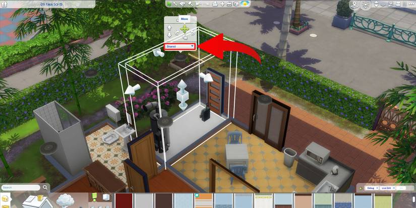 move rooms in apartments in the sims 4