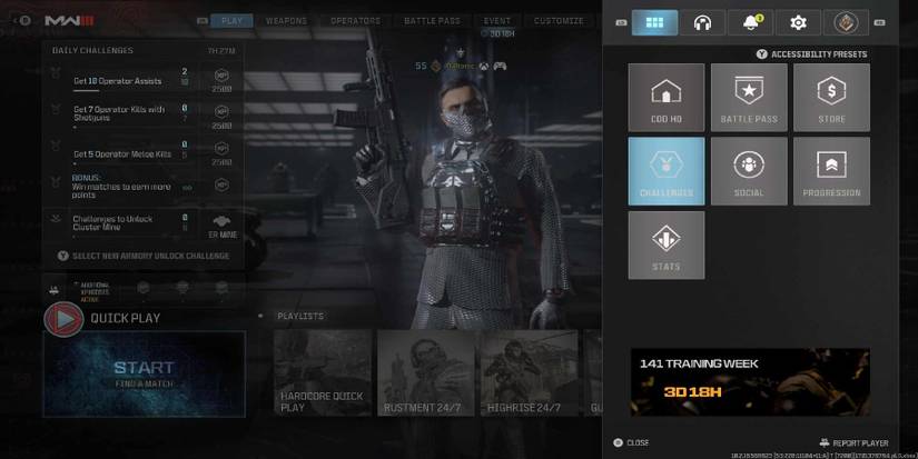 mw3 - task force 141 - challenges