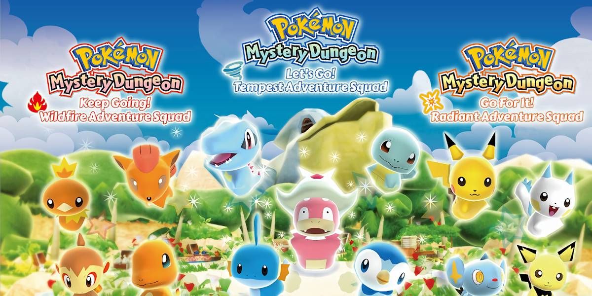 Jogos de esquadrão Pokémon Mystery Dungeon Adventure