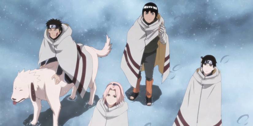 Naruto Sai Kiba Sakura Rock Lee