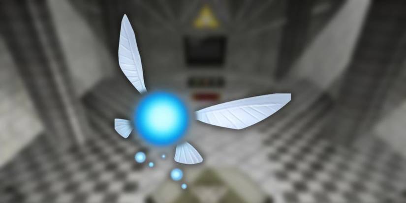 Navi the Fairy inside the Temple of Time.