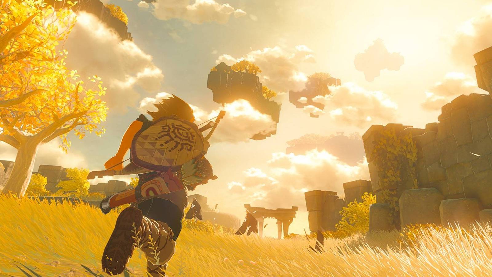 Tears of the Kingdom Player Uses Brightbloom Seeds to Light Up Temple of Time Ruins