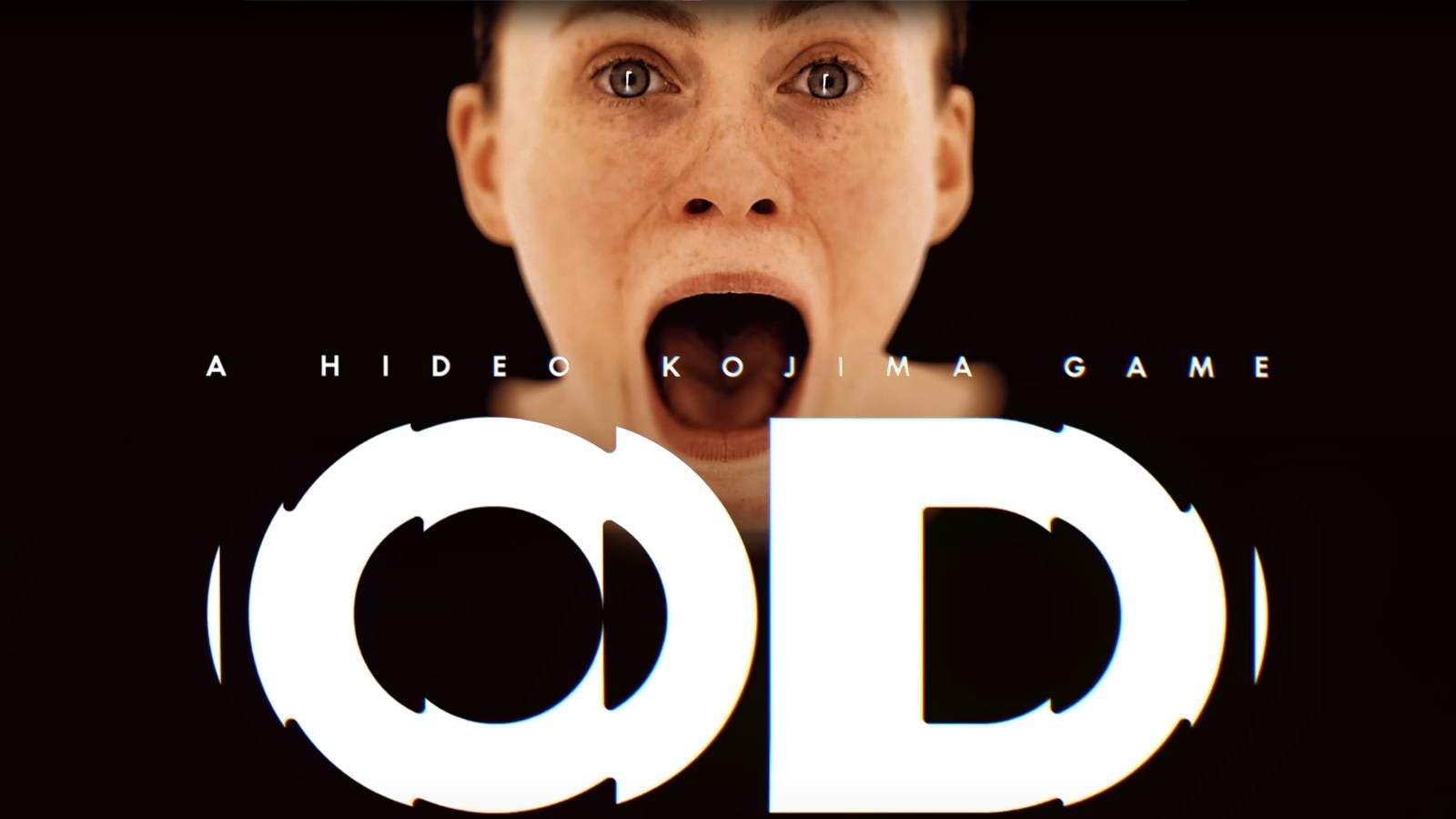 OD reveal trailer Sophia Lillis screaming behind game logo