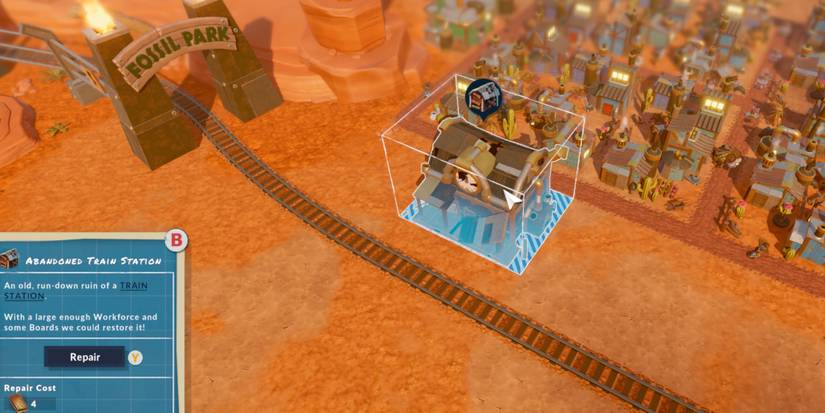 repair requirements for the abandoned train station