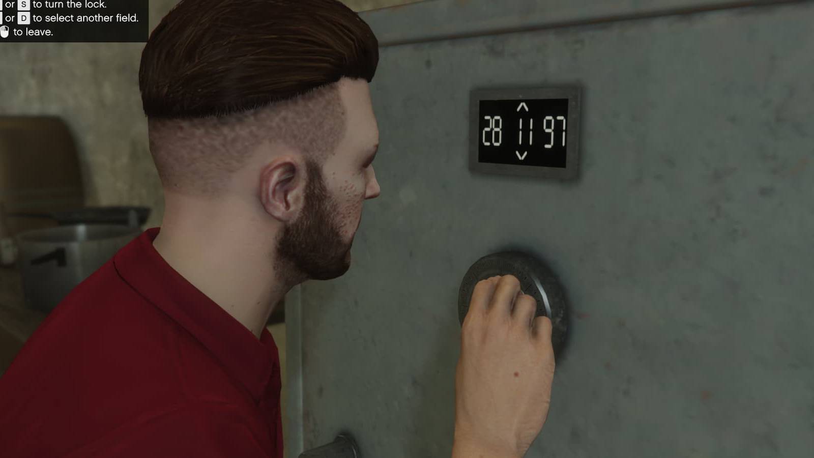 opening the stash house safe gta online