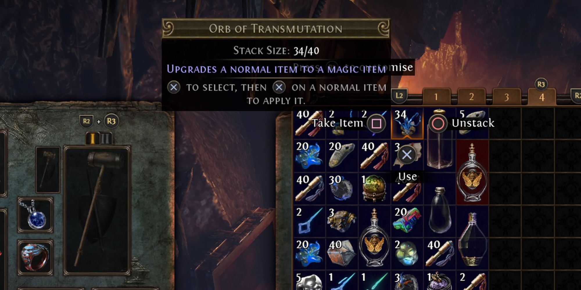 orbs of transmutation path of exile