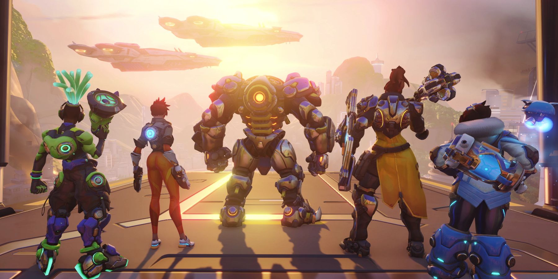 Overwatch 2 heroes at sundown