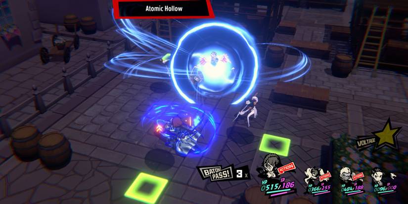 Makoto's Johanna using a Vortex attack