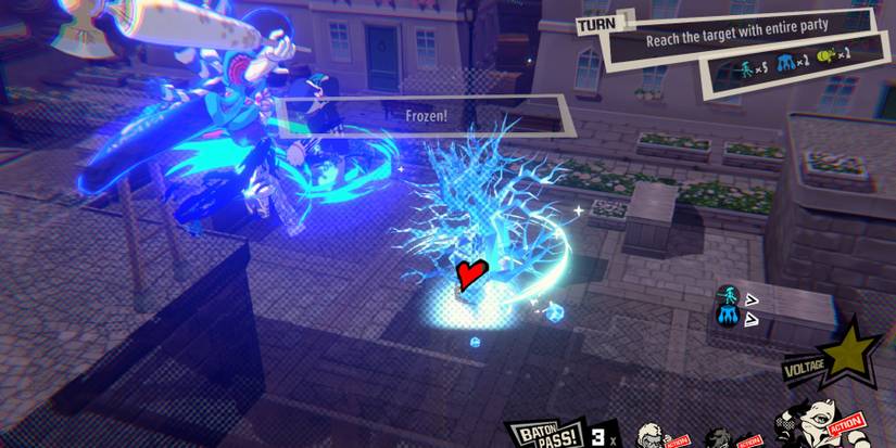 Yusuke using one of Goemon's Freeze Attacks