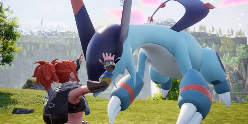 Palworld Petting Jetragon