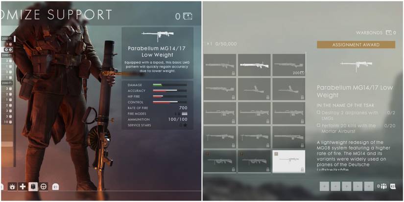 Parabellum MG14/17 Low Weight in Battlefield 1