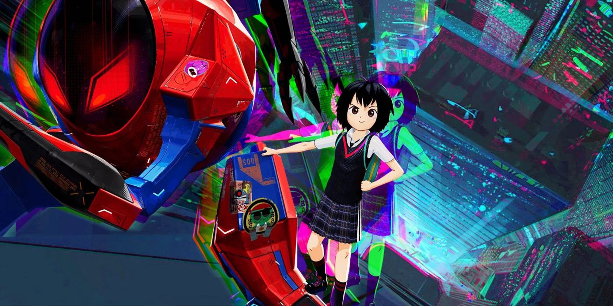 Peni Parker And SP//dr In Spider-Man Into The Spider-Verse