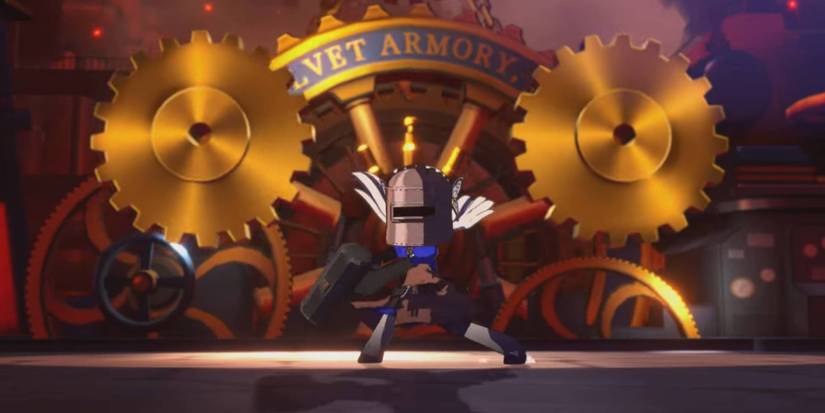 Lavenza about to fuse a Persona in the Velvet Armory of Persona 5 Tactica