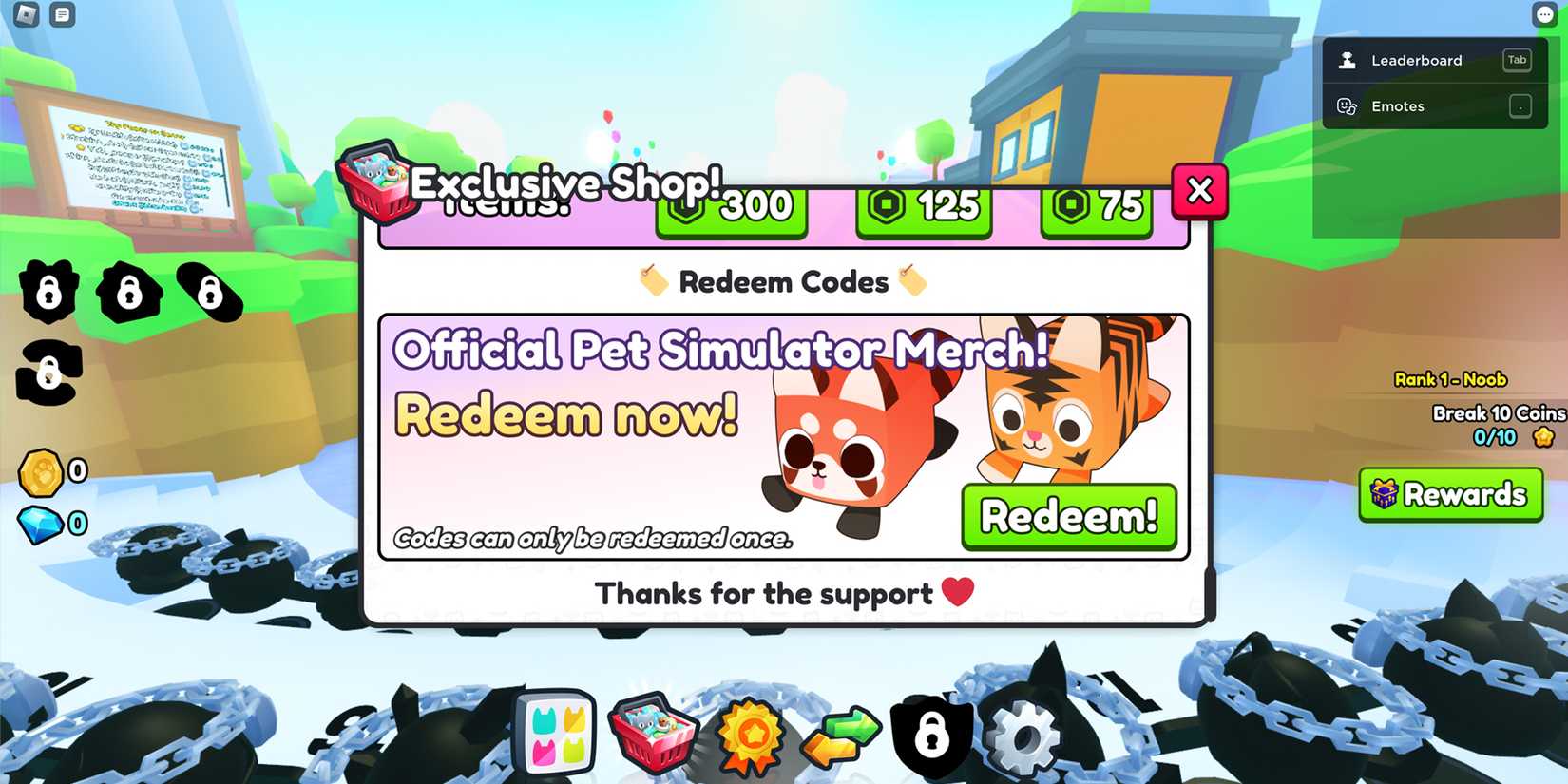 Pet-Simulator-99-MERCH code
