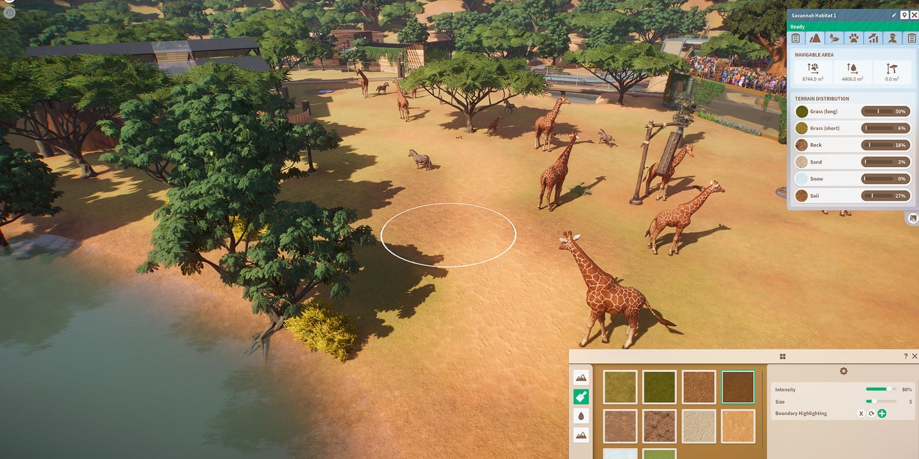 Giraffes from Planet Zoo