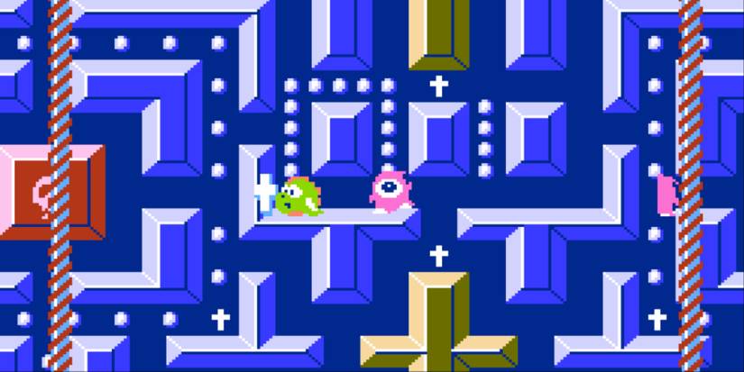 Playing a level in Devil World